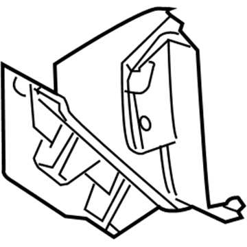 BMW 51-43-7-329-459 Cover, Bottom Left