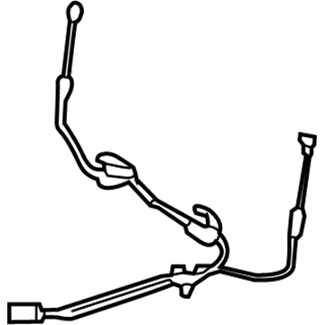 Lexus 72704-78020 Cable Sub-Assembly, Rear Seat RECLINING