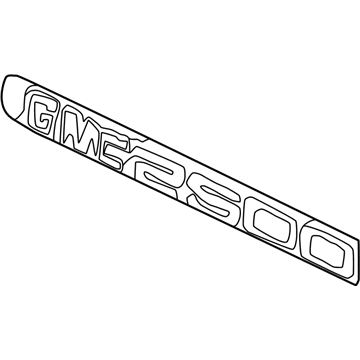 GM 15707431 Nameplate