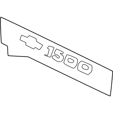 GM 15733703 Decal