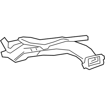Lexus 55086-76031 DUCT SUB-ASSY, HEATE