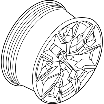 BMW 36-11-5-A19-DF6 DISC WHEEL LIGHT ALLOY GUNME:36907113