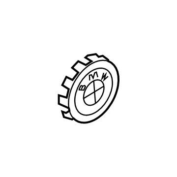 BMW 36-13-6-850-834 Hub Cap