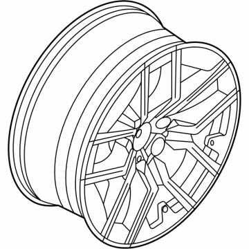 BMW 36-11-5-A19-DE8 DISC WHEEL LT.ALLOY BLACK II:36907113
