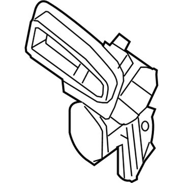 Nissan 27245-EN000 Door-Intake Blower, Front