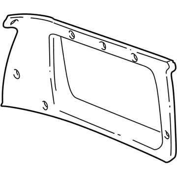 Mopar 5GD43RC3AD Panel-Side Trim