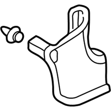 Honda 83161-S5A-A00ZC Lining Assy., L. Cowl Side *YR169L* (MILD BEIGE)