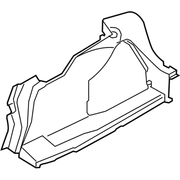 BMW 51-48-7-246-295 Trunk Trim, Left
