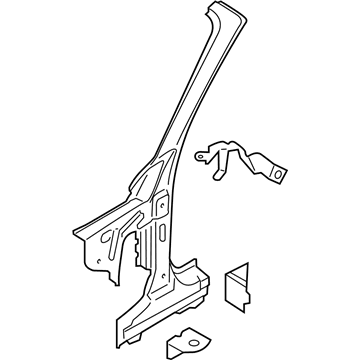 BMW 41-21-7-347-313 Column A Exterior, Left