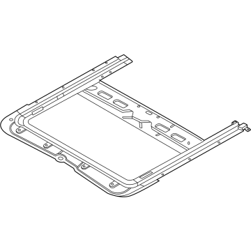 Nissan 91350-9BN1B RAIL ASSY-SUNROOF