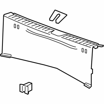 GM 42786284 Rear Sill Plate