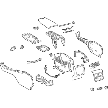 Toyota 58810-07160-20 Console Assembly