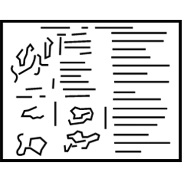 GM 10320601 Info Label