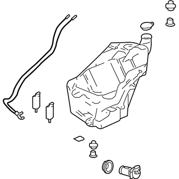 GM 88983020 Container, Windshield Washer Solvent(W/Pump)
