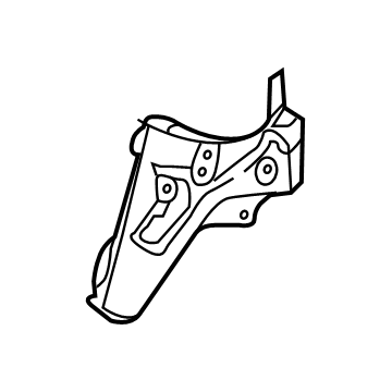 Nissan G51C9-5RLMA Bracket-ADDON Frame Outer, LH