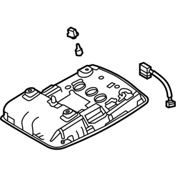 Toyota 81260-62020-A0 Map Lamp Assembly