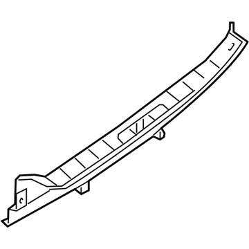 Nissan 84920-3TA0A Finisher-Trunk, Rear