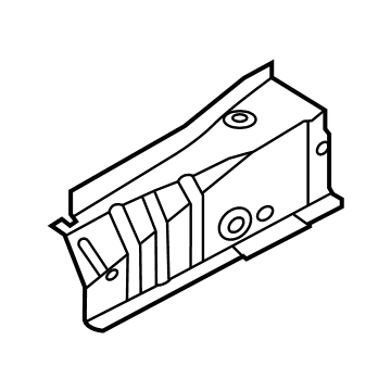 Nissan 64182-6RA0A Reinforcement-Hood Ledge Front, RH