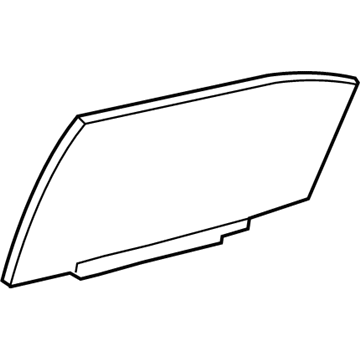 Lexus 68103-06280 Glass Sub-Assembly, Rear Door
