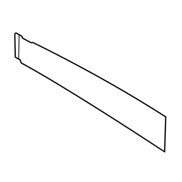 Kia 77511K0000 Black Tape-Rr Dr Fr,