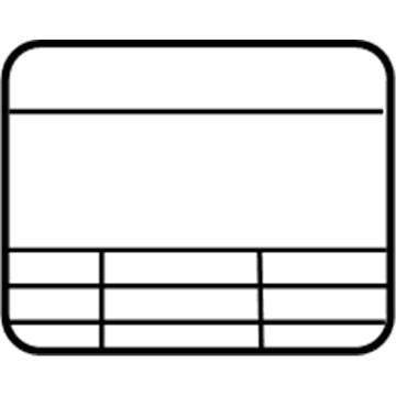 Hyundai 97699-2M000 Label-Refrigerant