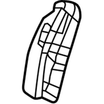 Acura 81529-T0A-L81 Cover, Driver Side Lumbar Motor