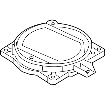 Hyundai 96380-B1000 Subwoofer Sub Speaker Assembly