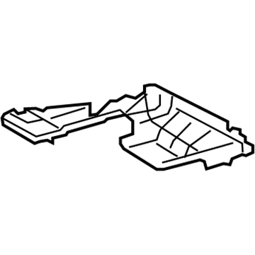 Lexus 76973-60070-A1 Cover, Rear Under Side
