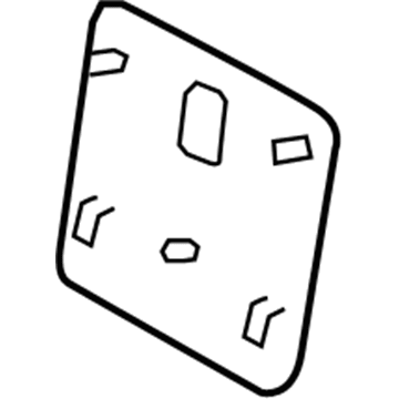 Lexus 71701-60220-A2 Board Sub-Assembly, Rear Seat