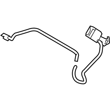 Nissan 86842-9CA8A Front Seat Buckle Belt Assembly, Right