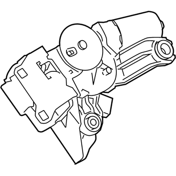 BMW 61-62-7-208-602 Rear Window Wiper Motor
