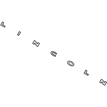 Ford GD9Z-9942528-E Nameplate