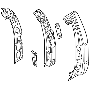 Ford BC3Z-25280A58-A Corner Panel