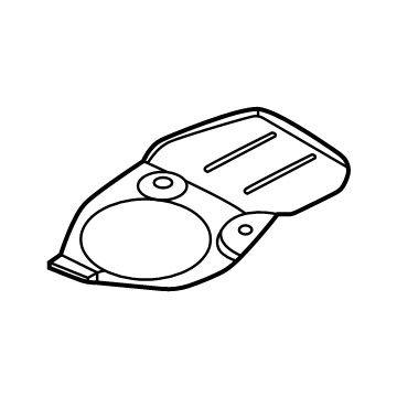 BMW 51-75-7-424-898 COVER, REAR AXLE