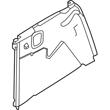 BMW 51-47-7-481-946 RIGHT TRUNK TRIM