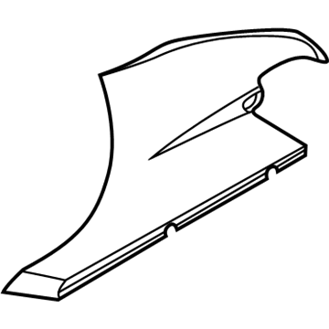 BMW 51-47-7-481-922 COVER, BELT OUTLET, RIGHT