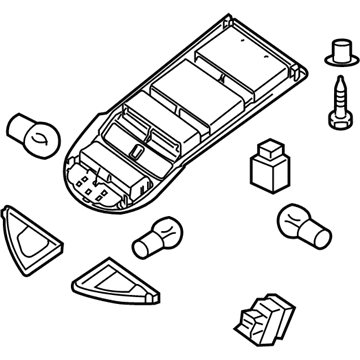Nissan 26430-ZQ81A Lamp Assembly Map