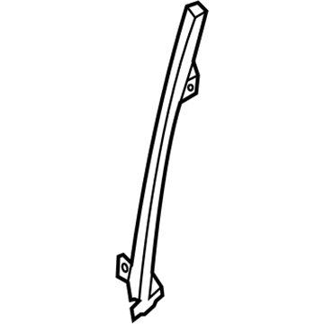 Nissan 80386-3BG0A Glass Run-Door Lower SASH, Front RH