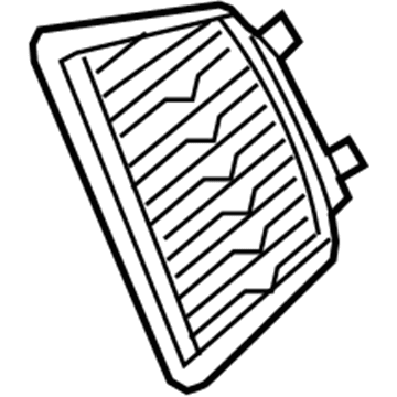 Nissan 82990-1KA0A Grille-Air Outlet, RH