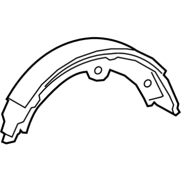 Lexus 46530-50041 Shoe Assembly, Parking Brake