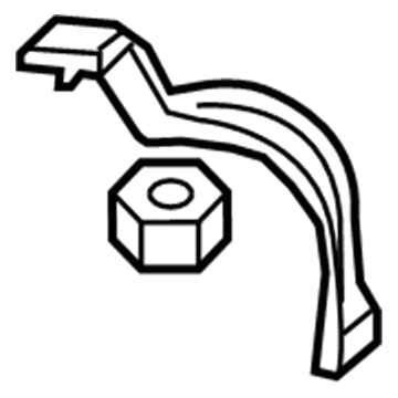 Honda 74171-SWA-A00 Bracket, R. Radiator Mounting (Upper)