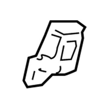 GM 15186674 Weatherstrip Pillar Speaker