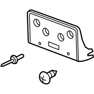 GM 39151167 License Bracket