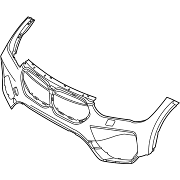 BMW 51-11-9-883-249 TRIM PANEL, BUMPER, FRONT