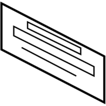 Kia 0K99A72301 Label-Child Proof