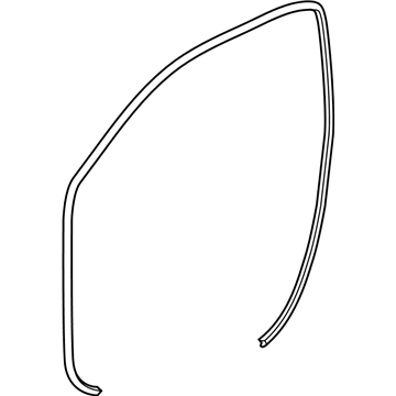 Lexus 62311-76011 WEATHERSTRIP, Front Door