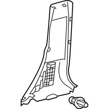 Lexus 62413-76010-C0 GARNISH, Center Pillar