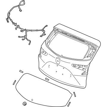 Acura 68100-TJB-A91ZZ TAILGATE (DOT)