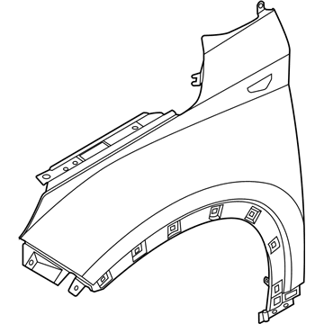 Hyundai 66311-K2000 Panel-Fender, LH