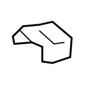 Hyundai 88567-3K000-4W Cover-Front Seat Mounting Rear Inner